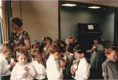 Carrington School break time c1960s